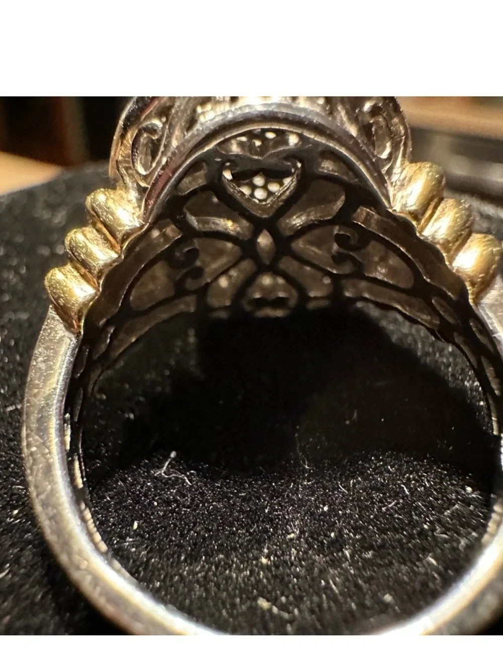 JWBR Sterling Silver Diamond Pave Ring ๐ - Picture 10 of 10